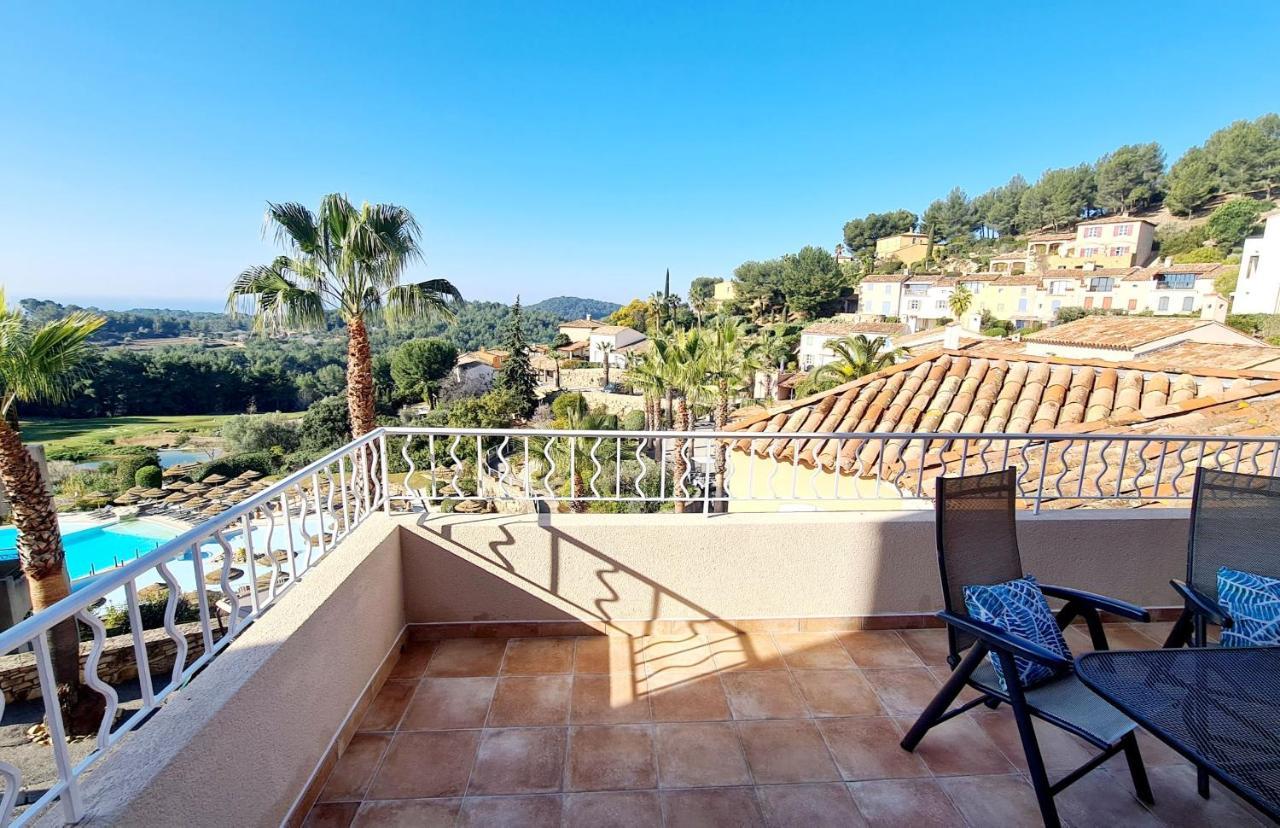 Hameau Des Amandiers Vue Mer - Piscine, Golf Et Tennis Prive Saint-Cyr-sur-Mer Esterno foto