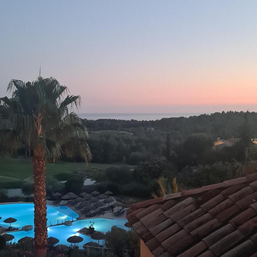 Hameau Des Amandiers Vue Mer - Piscine, Golf Et Tennis Prive Saint-Cyr-sur-Mer Esterno foto